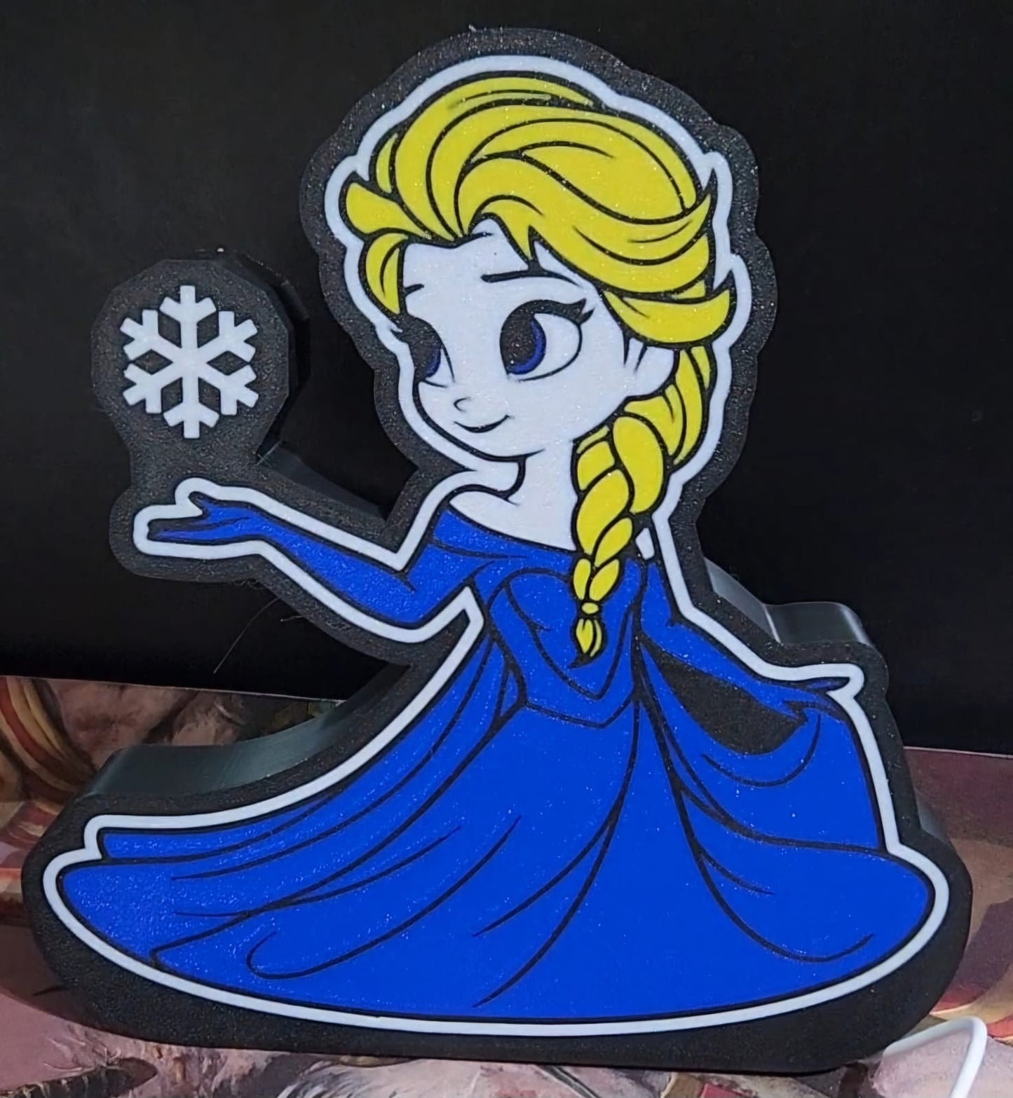 Lámpara USB Inspirada en Elsa – Magia de Hielo en tu Espacio