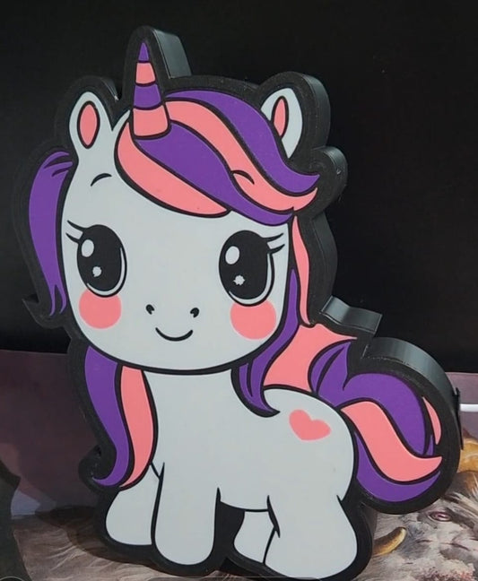 Lampara Led Unicornio