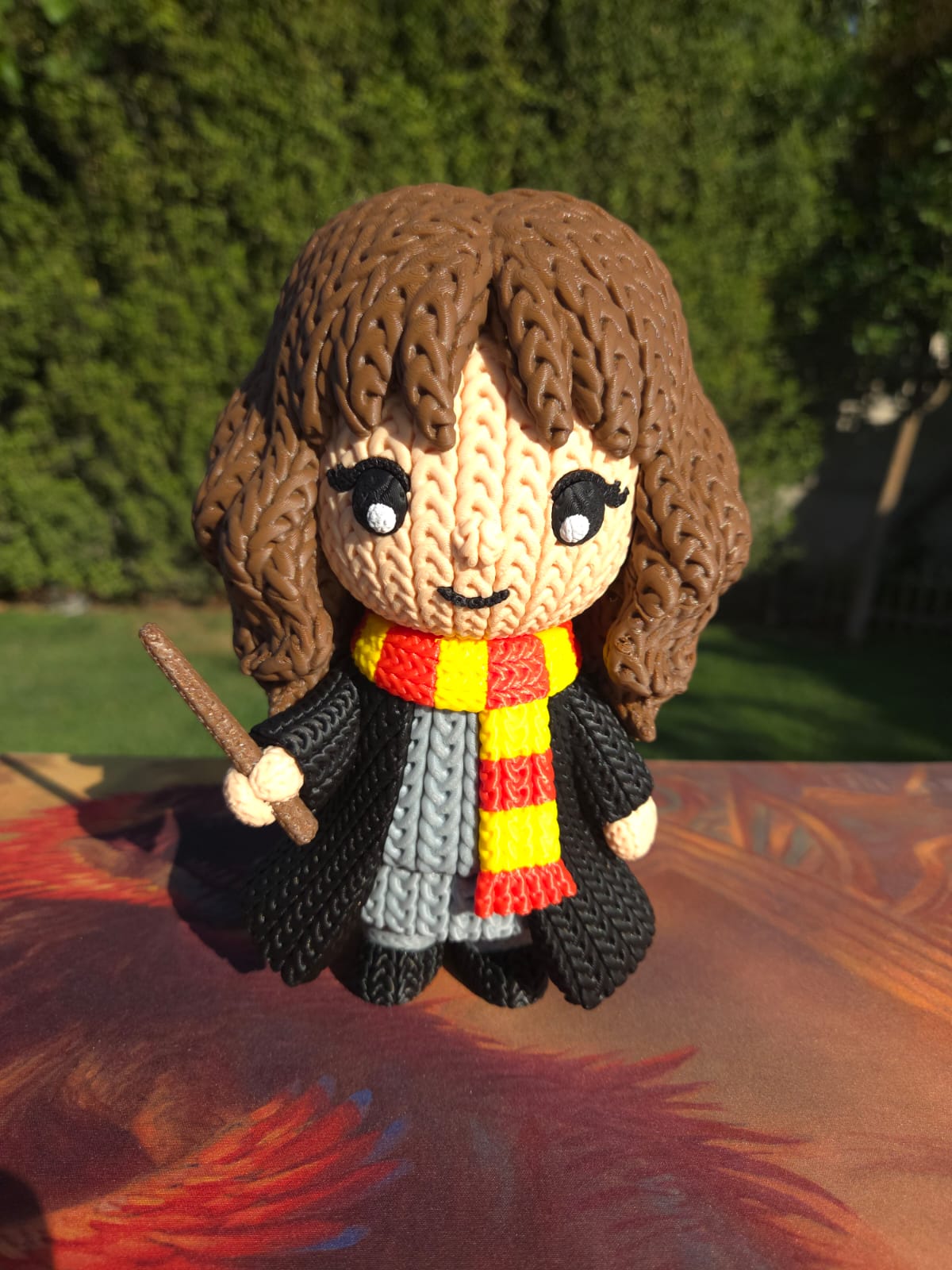 Figura Amigurumi Inspirada en hermione la joven Bruja – Impresa en 3D
