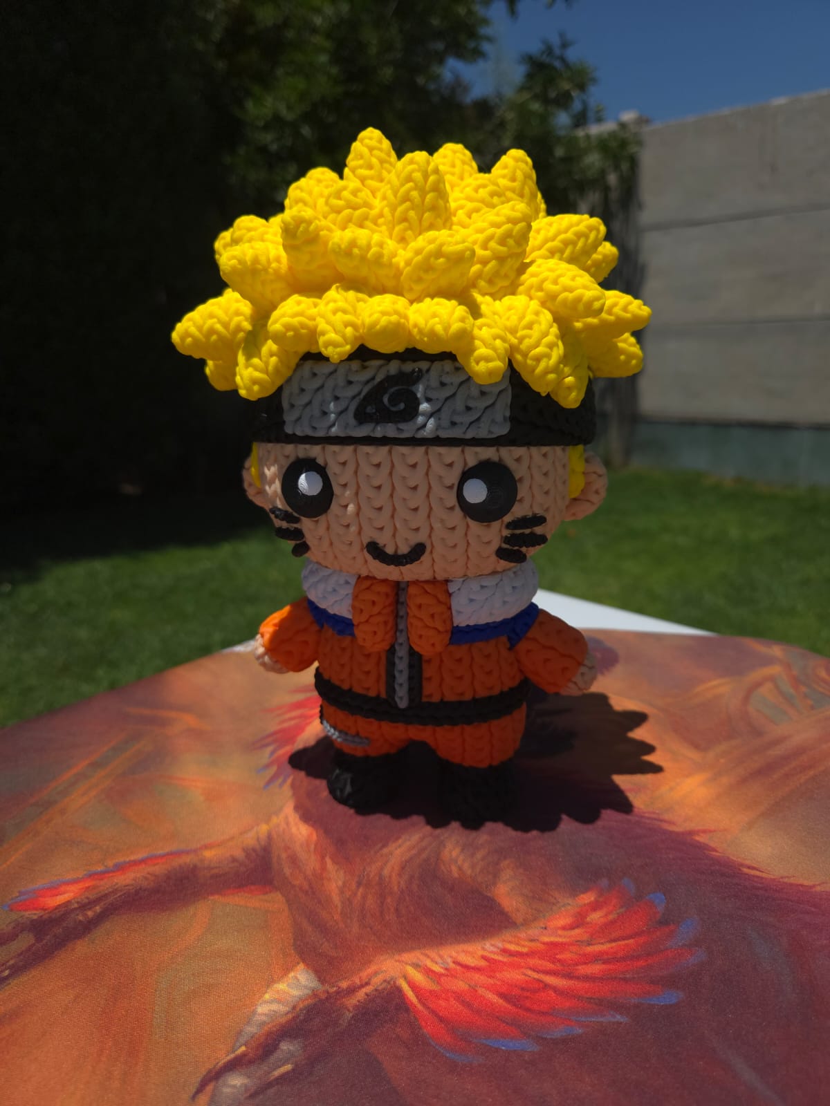 Figura Amigurumi Inspirada en Naruto el joven Ninja – Impresa en 3D